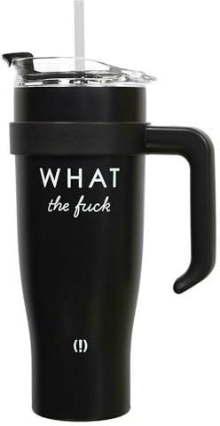 Mug de transport thermo réactif 1.2 L collection LOS ANGELES What the fuck noir
