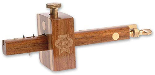 Faithfull Rosewood Combination Gauge-Screw Adj