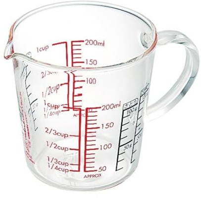 Hario 200 ml Heatproof Glass Measuring Jug