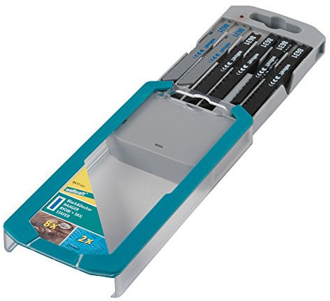 wolfcraft Juego de 10 hojas de sierra de calar, vástago en U I 8631000