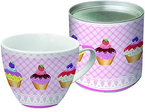 Paperproducts Designs 18-Ounce Mug in Gift Box, X-Large, Cupcakes by Paperproducts Design