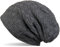 styleBREAKER warme Feinstrick Beanie Mütze mit Flecht Muster und sehr weichem Fleece Innenfutter, Unisex 04024058, Farbe:Dunkelgrau