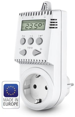 Fenix TS10 Steckerthermostat, 230 V, Weiss, klein