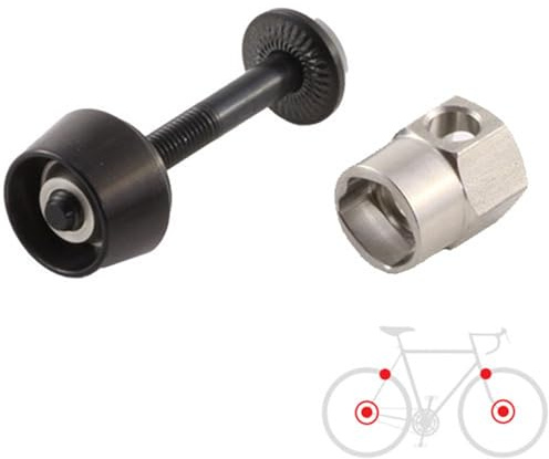 Pitlock Set 12 Lampe schwarz Fahrrad