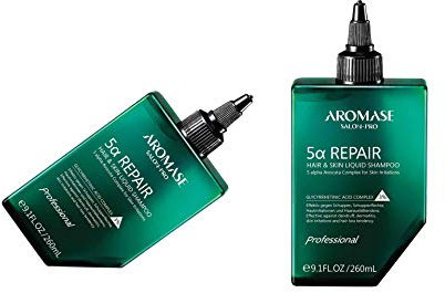Aromase Salon-Pro 5α Repair Hair & Skin Liquid Shampoo, 1er Pack (1 x 260 ml)