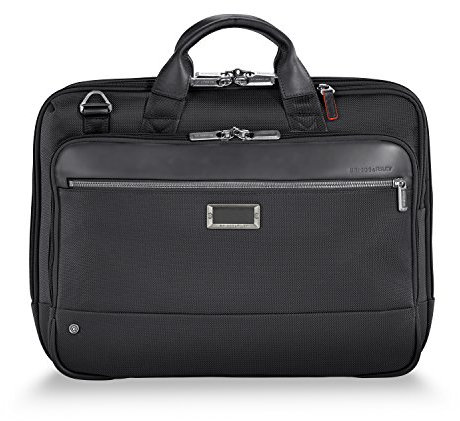 Briggs & Riley Unisex-Adult Work Medium Brief Briefcase, Black, 42 cm
