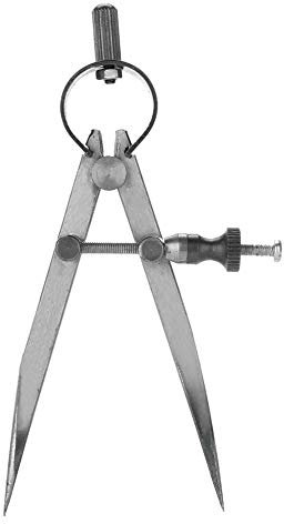 Spring Caliper Flat Leg Divider, Compass Divider Caliper Measuring Compass Disegno per gioielli Toolmaker Precision Angle Measuring Compass Divider Craft Tool regolabile
