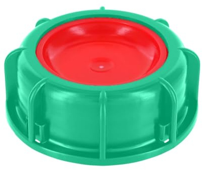 IBC S60x6 DN50 Schraubkappe 3-tlg. (Grün/Rote PE-Scheibe) FDA