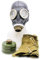 OldShop Gasmaske GP5 Set - Sowjetische Militär Gasmaske REPLICA Sammlerstück Set W/Maske, Tasche, Filter - authentischer Look & verschiedene Größen erhältlich Farbe: Schwarz | Größe: XL