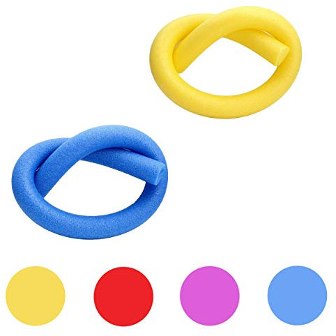 Laeto Foam Pool Noodle – Durable Swim Noodles for Adults & Kids | Floating Foam Sticks for Exercise & Fun | Pack of 2 or More – Assorted Colors (2 Chosen at Random)