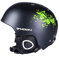 Sport Tent Skihelm Damen Herren Snowboardhelm Wintersport-Helm Unisex (M: 55~58 cm, Schwarz/grün)