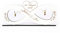 Deko Aufsteller Hochzeit Infinity ENDLOSSCHLEIFE - mit Name Datum 31x15cm
