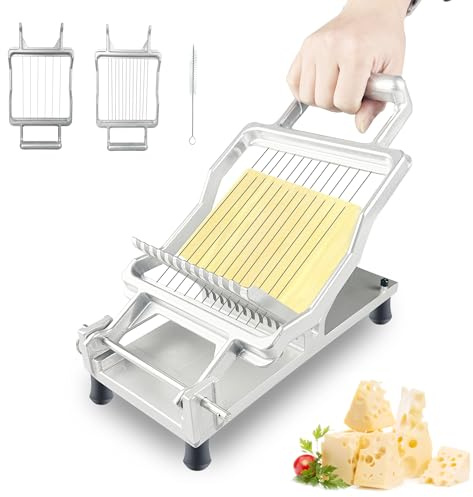 Botiliceer Käsehobel Schneider Edelstahl Draht Gemüse Käse Schneider 1 cm 2 cm Klinge Kochen Werkzeug