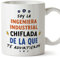 MUGFFINS Tazas para INGENIERA INDUSTRIAL mujer - En Español - Todos te advirtieron - 11 oz / 330 ml - Regalo original y divertido