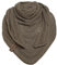 KNIT FACTORY - Dreiecksschal Sally - Damen Strickschal mit Wolle - Grob gestrickten Schal - Hochwertige Qualität - XXL Schal - 220x85 cm - Cappuccino
