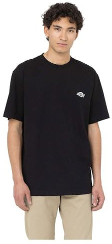 Dickies Men's S64100852 T-Shirt, Black/White, M