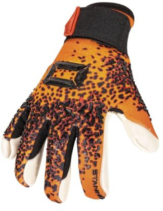 Stanno Torwarthandschuhe - Junior - Blaze JR Torwarthandschuhe - Zuverlässiger Griff - Handschuhe für Den Ehrgeizigen Keeper - Perfekte Passform - orange - Größe 4