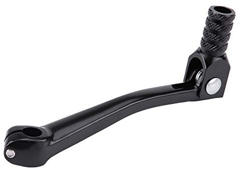 Arrancador, Palanca De Arranque, Motor De Acero Inoxidable Pit Dirt Trail Bike Motocicleta Palanca De Pedal Resistente A La Oxidación Palanca De Cambio Plegable CNC De Aleación De Aluminio (Negro)