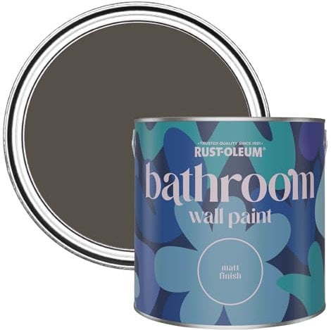 Rust-Oleum Brown Water-Resistant Bathroom Wall & Ceiling Paint - Fallow 2.5L