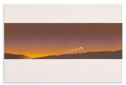 xinglang American Popist Artist Ed Ruscha, Hollywood, abstraktes Poster, Wandkunst, Poster, Drucke, Heimdekoration, Bild, Leinwand, Malerei, Poster, 40 x 60 cm
