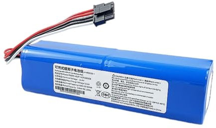 WILLQ 14,4 V/14,8 V wiederaufladbarer Ersatzakku, 5200 mAh, 5600 mAh, 6500 mAh, Lithium-Ionen-Akku mit 5-poligem Anschluss,6500mah