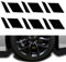 TBSZCM 6pcs Auto-Felgen Streifen,kompatibel mit Opel Opc Antara Zafira Astra Vectra Insignia,Felgenaufkleber,1-Black