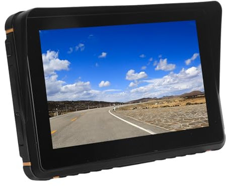 Navegación GPS para Motocicletas Moto con Pantalla Táctil HD Resistente Agua Ipx7 7 Pulgadas para Carplay, Navegador GPS Portátil para Motocicleta, Bluetooth, Llamada Manos Libres