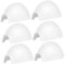 Gogogmee 6St Iglu-Modell Mini-Eishaus Modell-Iglu Spielzeug-Iglu Welt lglu kinderspielzeug Kinder Spielzeug Glasterrarium spielzeuge dekorative Iglu-Statue Cartoon-Iglu-Figuren Plastik Weiß