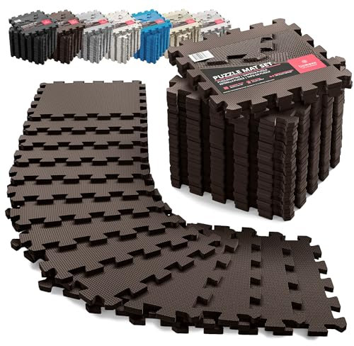 Schutzmatten Bodenschutzmatte Set Sportmatte Gymnastikmatte Puzzlematte: Puzzle Sportgeräte Matte Fitnessmatte Turnmatte Unterlegmatte Bodenmatte Sport Mat Trainingsmatte Gummimatte Yogamatte Fitness