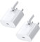 Samsung Super Fast Charger Plug 2-Pack, USB C Samsung Fast Charging Adapter 25W PPS USBC PD 3.0 UK For Galaxy S25 S24 S23 S22 Ultra S21 FE S20 PLUS A16 A15 A14 A55 A54 A53 A52 A35 A33 A34 A32 A06 A05S