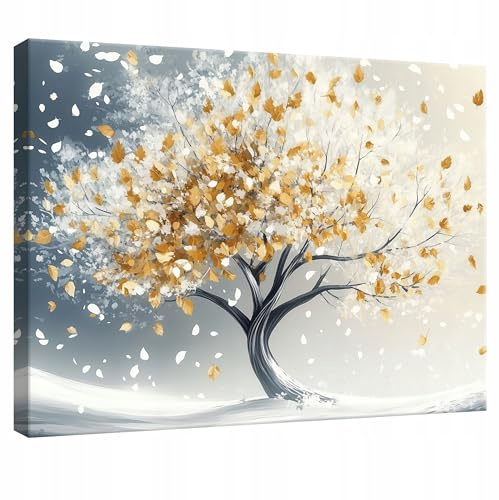WallArena Leinwand Bilder 60x40 cm | Baum, Leinwandbilder, Bild auf leinwand, Format: 40x30 cm (BxH) - einteilig auf Canvas Leinwand. Das Leinwand Bilder