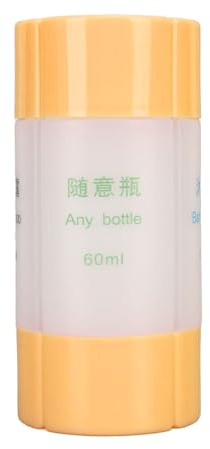 4 en 1 Dispensador de Viajes Orange Strong Plastic Light Pequeño Botella de Ducha portátil para Ducha portátil para artículos de tocador