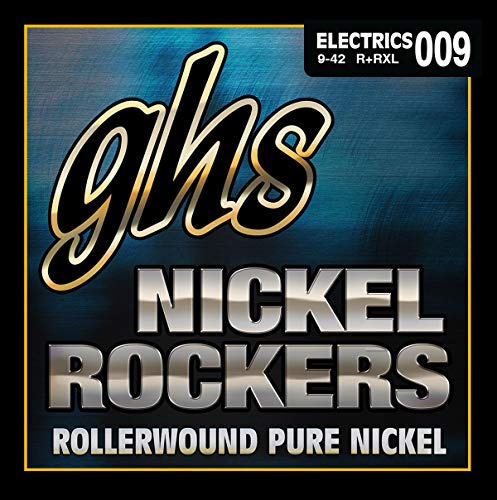 GHS Nickel Rockers - R+RXL - Electric Guitar String Set, Extra Light, .009-.042
