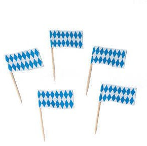 Fahnenpicker Oktoberfest, 8 cm, 200-teilig