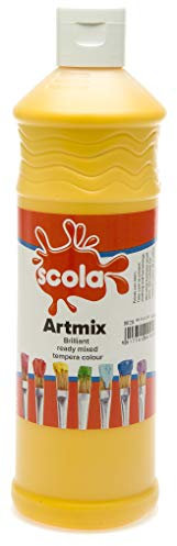scola Artmix Bright Yellow Ready Mixed Paint - 600ml