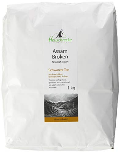 Heuschrecke Bio Tee Assam GFBOP broken , 1er Pack (1 x 1 kg)