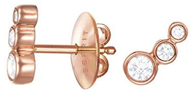 Esprit Essential Damen-Ohrstecker ES-SYMPHONY ROSE 925 Silber rhodiniert Zirkonia transparent - ESER92995C000