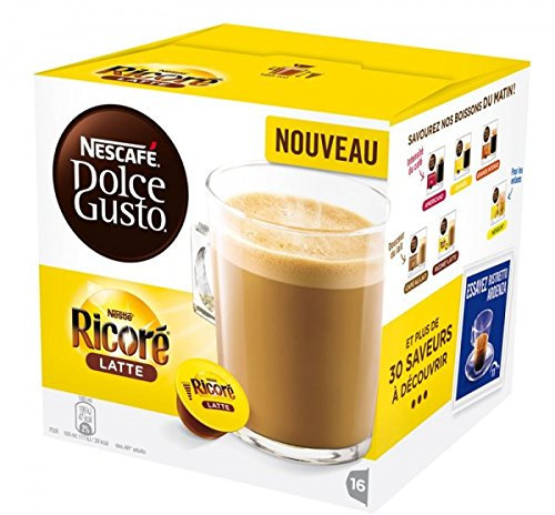 Nescafe Dolce Gusto Lot de 3 capsules de café au lait Ricore Latte