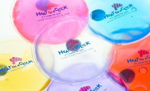 2 x Heat in A Click Pocket Round Hand Warmers