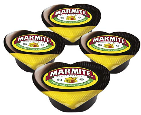Marmite Yeast Extract Vegan Spread, 100 x 8 g Love Portions | 1 Pack, 800 g