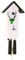Rombach & Haas Moderne Kuckucksuhr Simple line, 8 Tage Werk