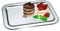 CHG 03017-S12 Serving Tray Stainless-Steel 36 cm x 25 cm by chg