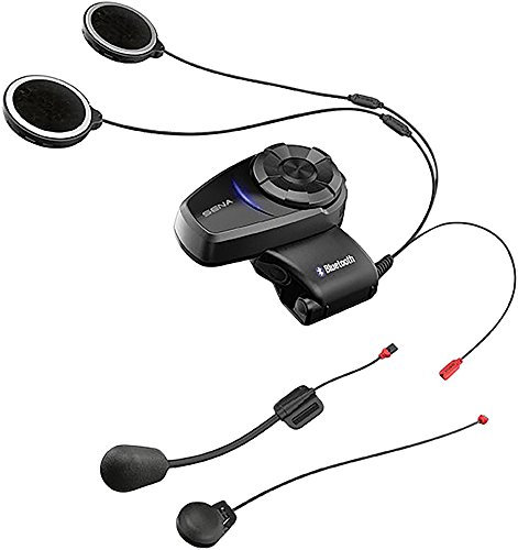 Motorcycle Sena 10S Bluetooth Headset + Intercom - Single - Black