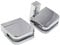 Di Vapor (R) Plastic Glass Shower Door Pivot Hinge for 6mm Glass Clamp (Pack of 2 Hinges)