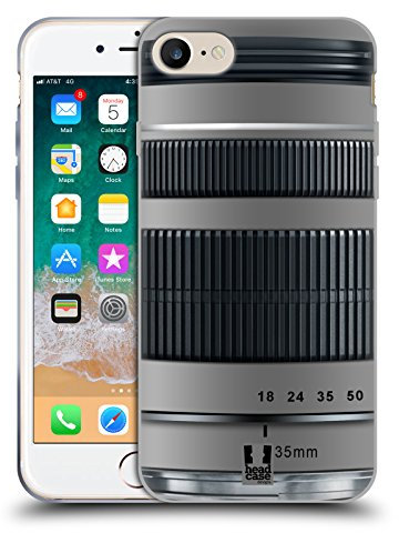 Head Case Designs Perfection Objectifs Photographiques Coque en Gel [Protection de Qualité Militaire] Compatible avec Apple iPhone 7/8 / SE 2020 & 2022 Et Compatible avec MagSafe