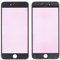 Displayglas mit Rahmen f. iPhone 6S Plus Display Glas Scheibe Fenster schwarz + NG-Pro