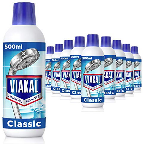 VIAKAL Kalk-Entferner Flüssig, 500 ml, 10 Stück