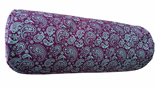 Yoga-Bolster Special, 65 x Ø 22 cm, Buchweizenschalen-gefüllt (Tushar deva)