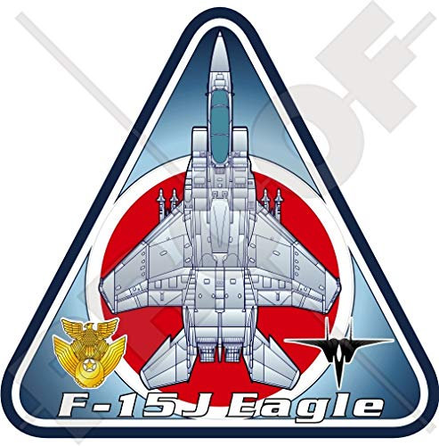 Mcdonnell Douglas-Mitsubishi-Boeing F-15J Eagle Japan Air Self-Defense Force F-15 JASDF Luftselbstverteidigungsstreitkräfte 95mm Vinyl Aufkleber, Sticker