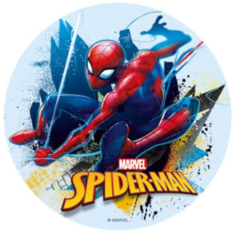 Dekora - Edible Paper Spiderman Cake Topper - 16 cm
